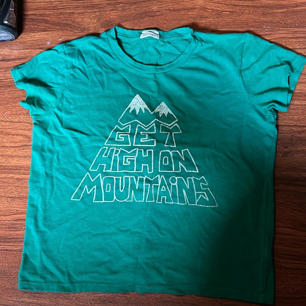 MOTHER BRAND ‘Get High On Mountains’ Tee